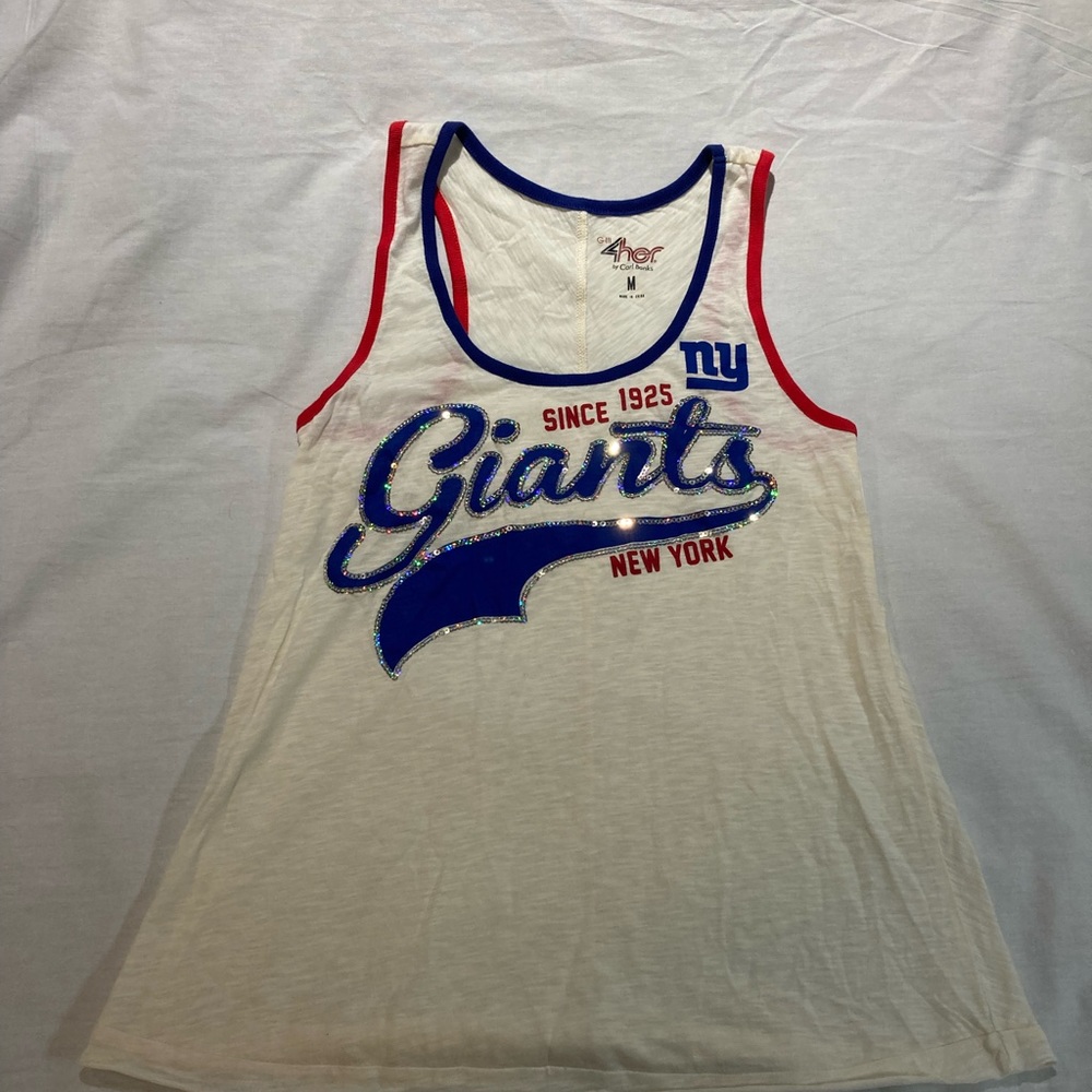 Women’s New York Giants Tank Top, size medium, NWOT! G-III by Carl Banks!